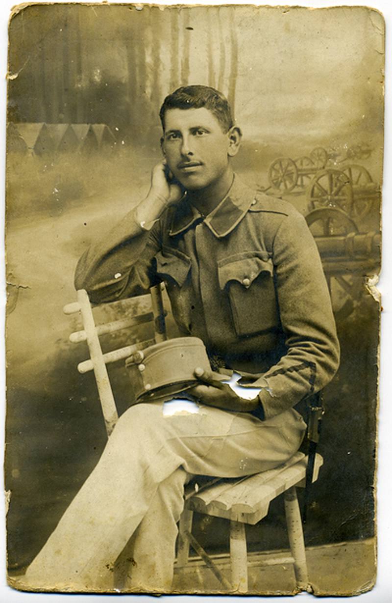 Enig József 1914-ben, a háborúba indulás előtt. © Wosinsky Mór Megyei Múzeum újkortörténeti archív fotó gyűjtemény
