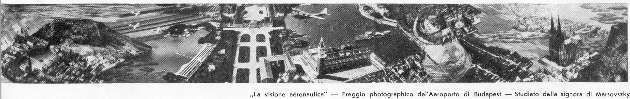 Budaörsi repülőtér. Nagycsarnok. Fotó: Marsovszky Elemérné Belvárosi Fotóműhely, 1937. © Magyar Építészeti Múzeum